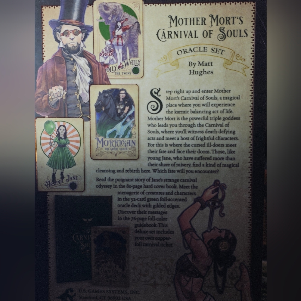 Carnival of Souls Oracle Deck New In Box - Picture 5 of 9
